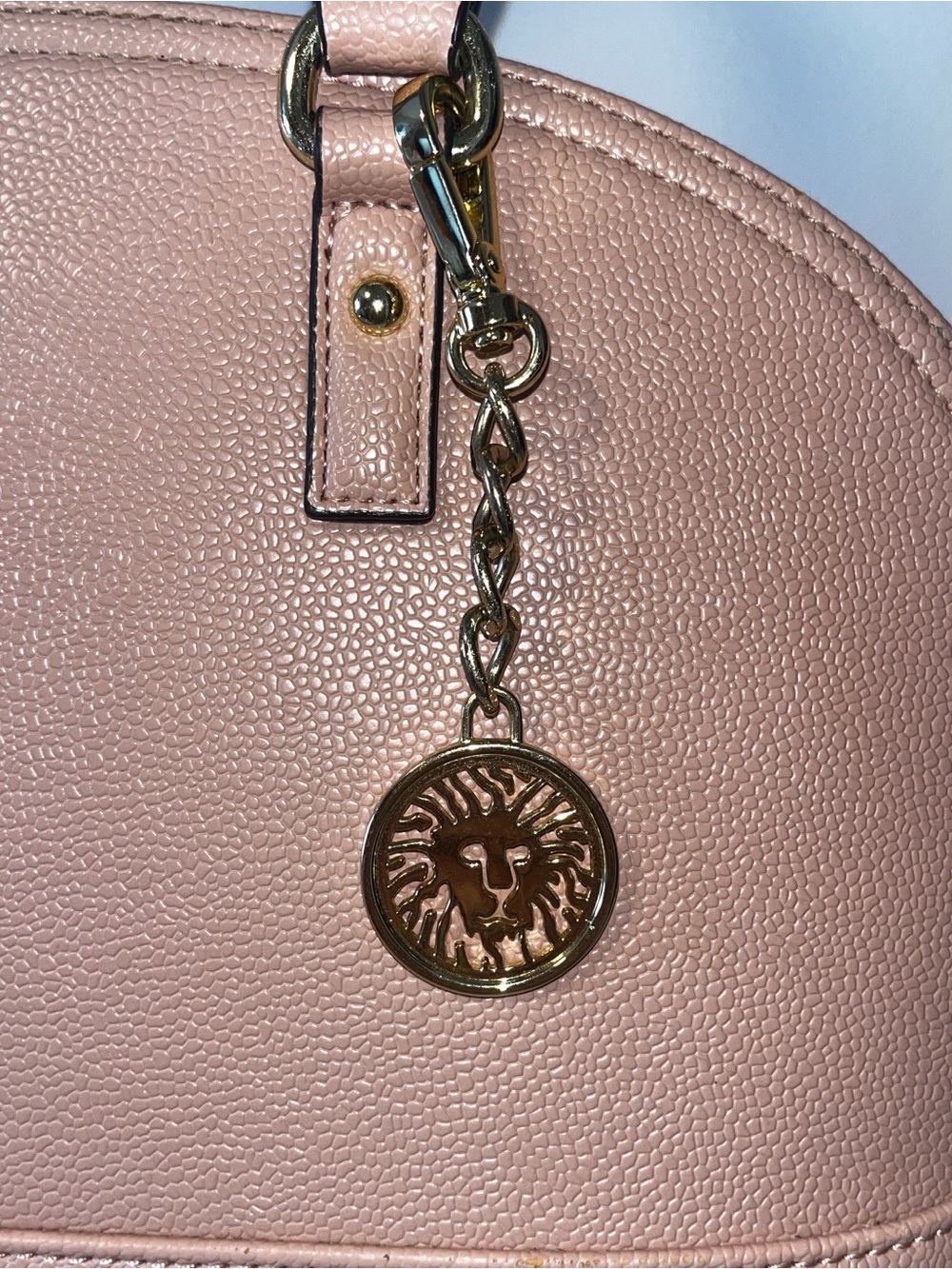 Anne Klein Bag, Mauve Pink Dome Satchel - Picture 6 of 11